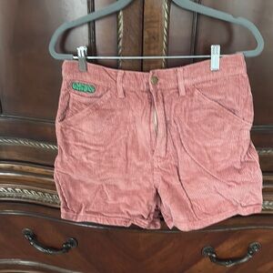 Empyre Coral / Pink Corduroy Bermudas Casual Shorts